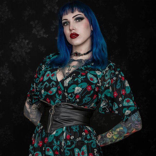 Hell Bunny Medea Dress (Black) | Blue Banana