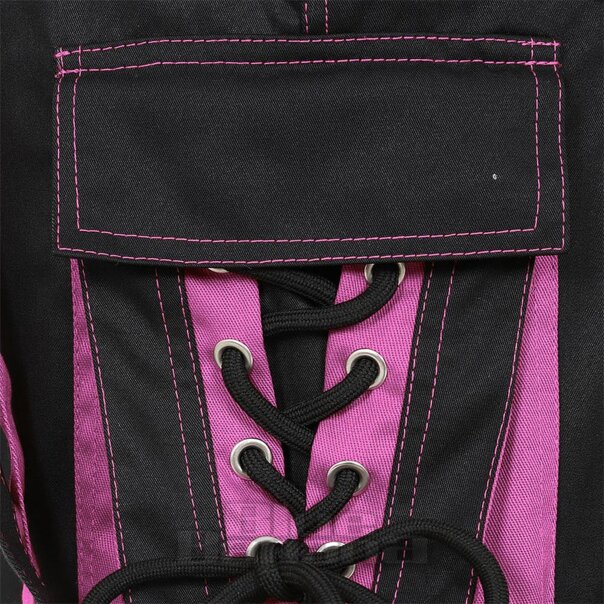 Banned Strappy Trousers (Black/Pink) | Blue Banana