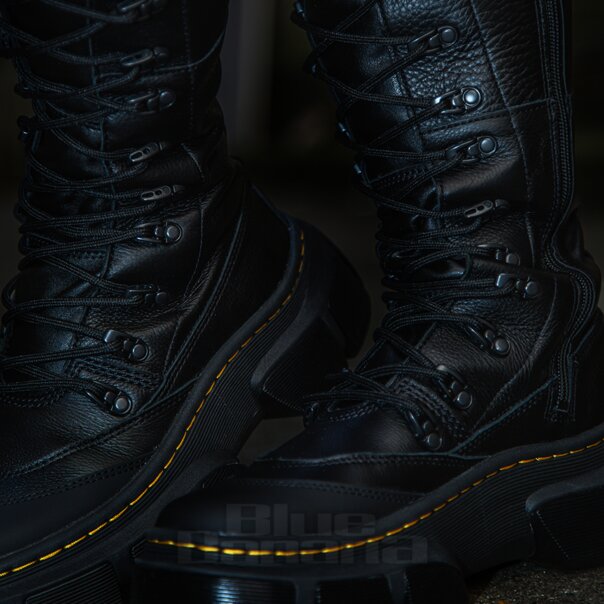 Stivali Dr Martens Hi-Soft in pelle (neri) | Blue Banana