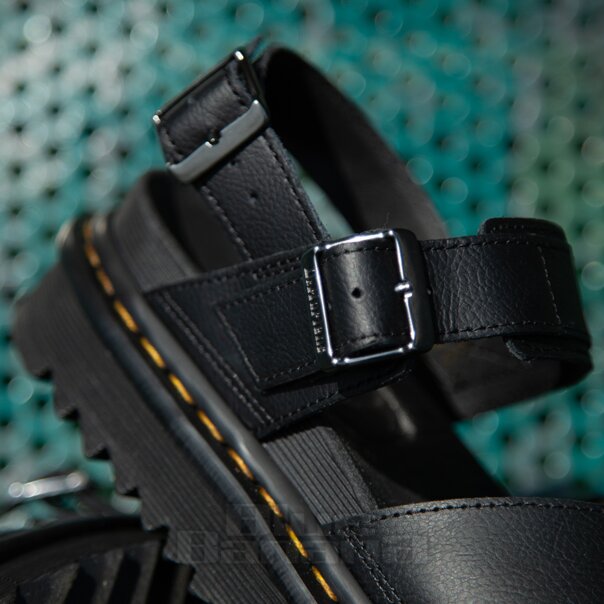 Dr Martens Voss II Athena -Leder Sandalen (Schwarz) | Blue Banana