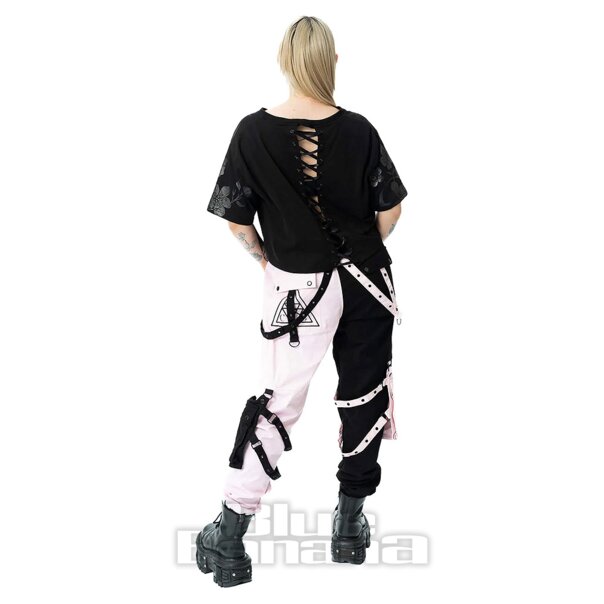 Chemical Black Ceil Crop Top (Black) | Alternative Clothing, Gothic Clothing