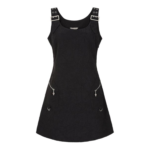 Banned Hebilla Sin Reglas Vestido (Negro) | Blue Banana