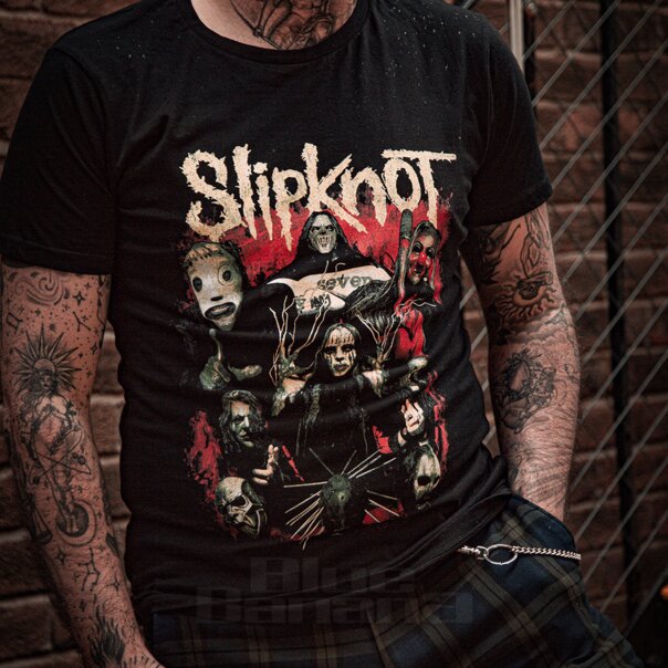 Slipknot Come Play Dying Print T Shirt - X-Large | Band-Merchandise DE