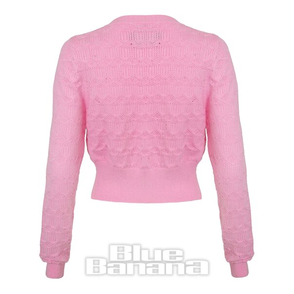 Hell Bunny Lucie Cardigan (Pink) | Kawaii Kleidung