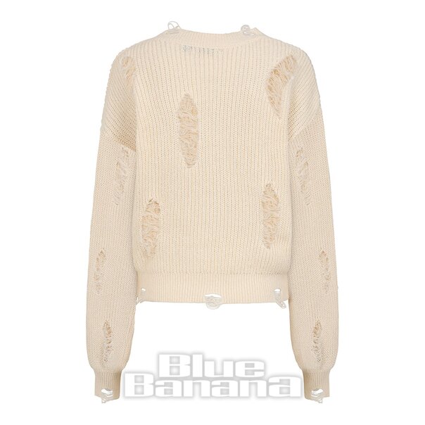 Banned Kara Vex Pullover (Weiß) | Blue Banana