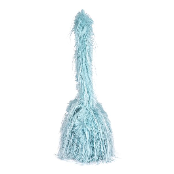 Blue Banana Long Fur Bag (Turquoise) | Alternative Accessories