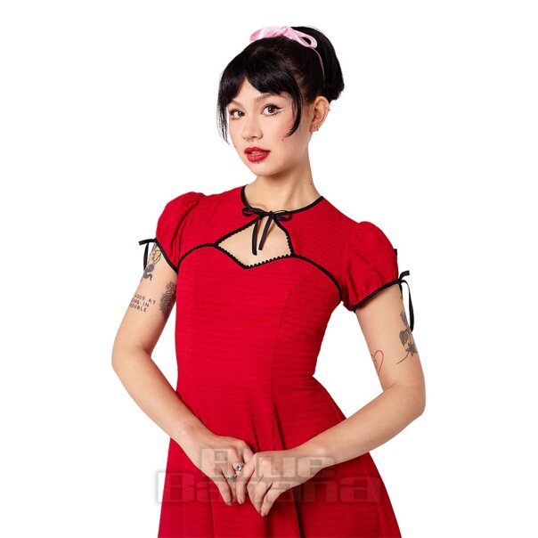 Hell Bunny Casey Dress (Red) | Alternative Dress, Gothic Clothing