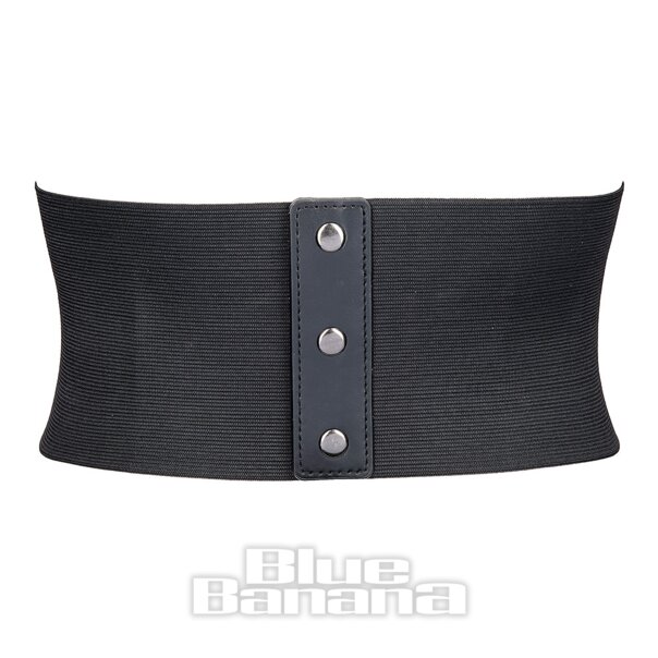 Cinturon ancho con cierre giratorio Blue Banana (negro) | Blue Banana