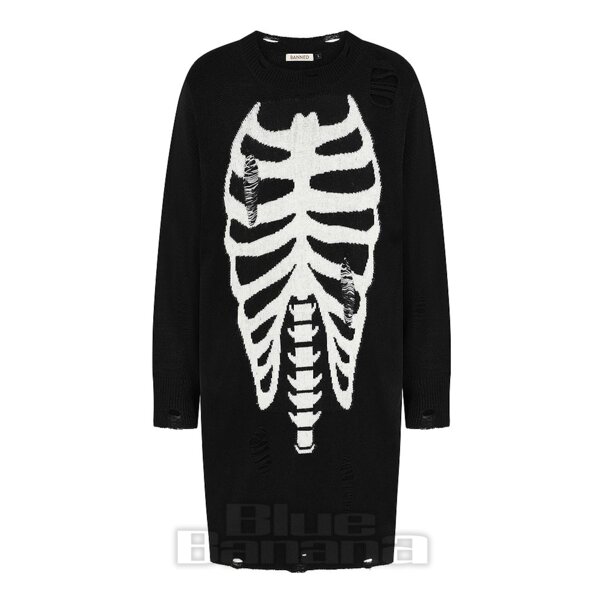 Robe Melinoe Banned (noir/blanc) | Blue Banana