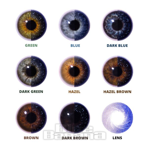 Galaxy Grey 90 Tage Farbige Kontaktlinsen, Universe Cosmic Lens
