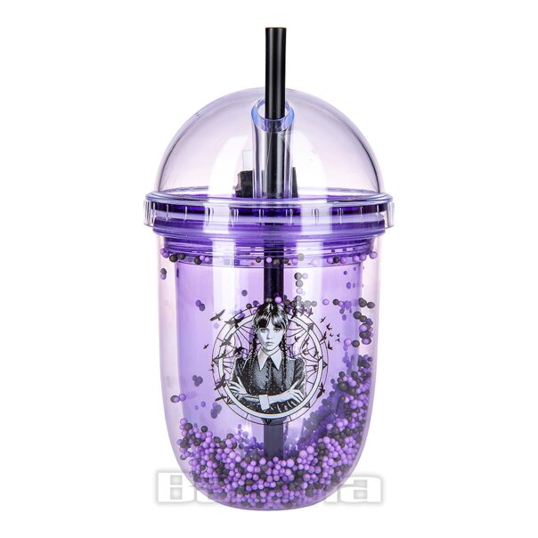 Offizieller Wednesday-Boba-Becher (Lila) | Blaue Banane