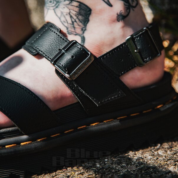 Dr Martens Voss II Athena -Leder Sandalen (Schwarz) | Blue Banana