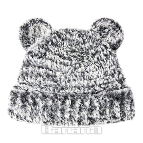 Blue Banana Knitted Ears Hat (Grey) | Blue Banana