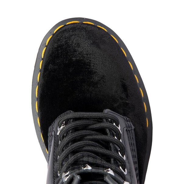 Dr Martens 1460 Wednesday Boots (Black Velvet) | Blue Banana