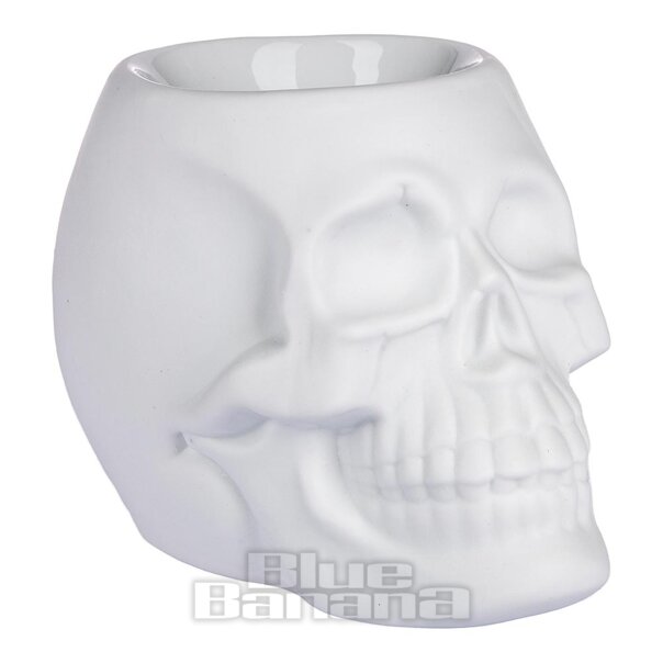 Etwas Besonderes: Totenkopf-Ölbrenner (Weiß) | Blue Banana Gifts