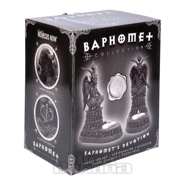 Nemesis Now Baphomet's Devotion Tealight Holder (Black) | Blue Banana