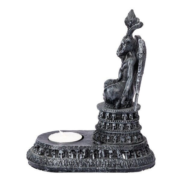 Nemesis Now Baphomet's Devotion Tealight Holder (Black) | Blue Banana