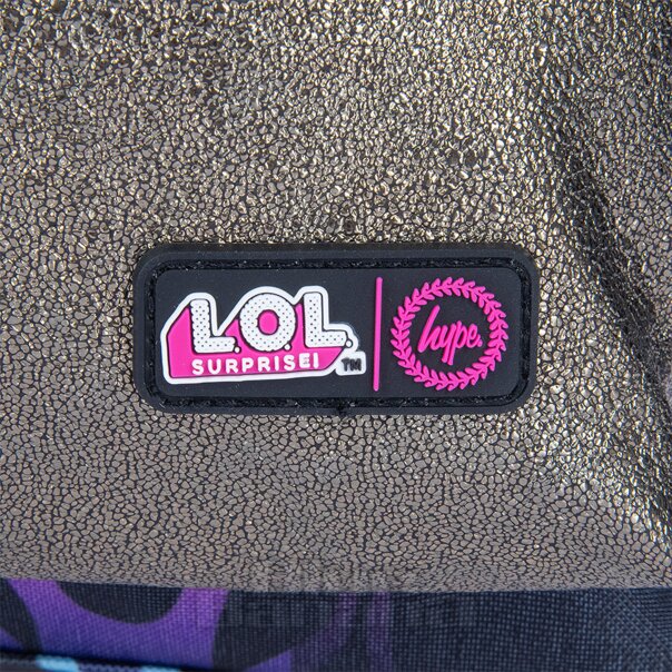 Hype L.O.L Surprise Black Fyre Multicoloured Backpack |School Rucksack