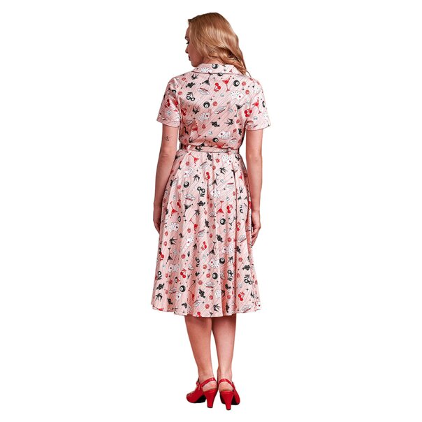 Banned Bella Viva Las Vegas Dress (Pink) | Alternative Fashion, Goth Clothing