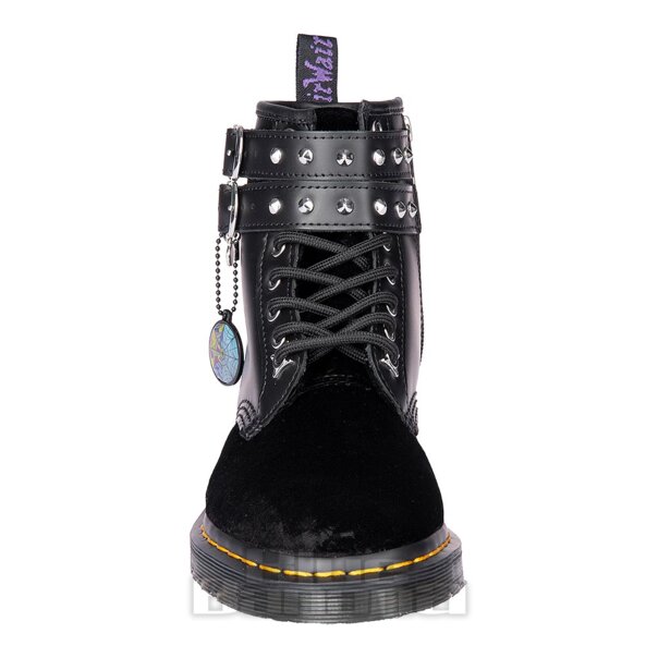 Dr Martens 1460 Wednesday Boots (Black Velvet) | Blue Banana