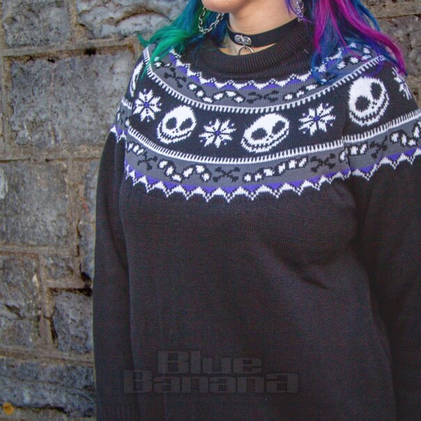 Nightmare Before Christmas Jack Knit Jumper | NBX Sweater