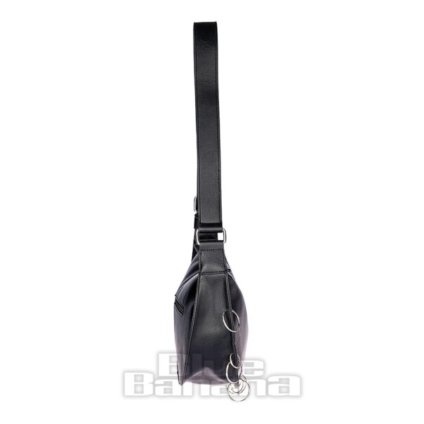 Banned Iron Halo Hobo Bag (Black) | Alternative Accessories | Alternative Handbags
