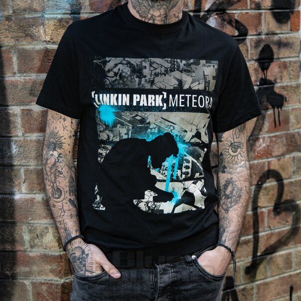 Linkin Park  Official Meteora Drip T Shirt (Black) | Blue Banana