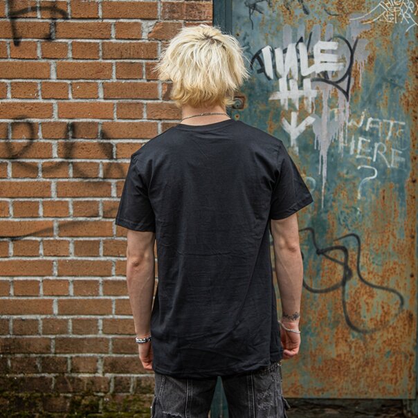 Offiziell The Offspring Jumping Skeleton T-Shirt (Schwarz) | Blue Banana