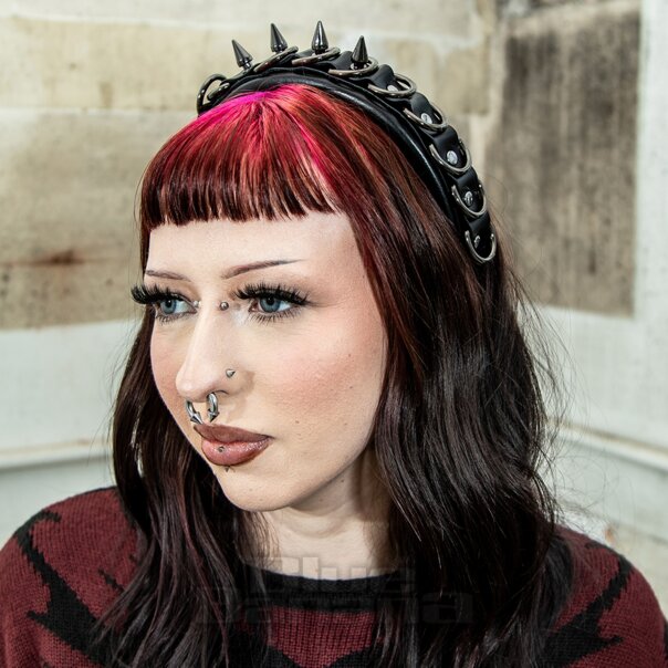 Banned Razor Edge Alternative Headband (Black) | Alternative Accessories, Gothic Accessories