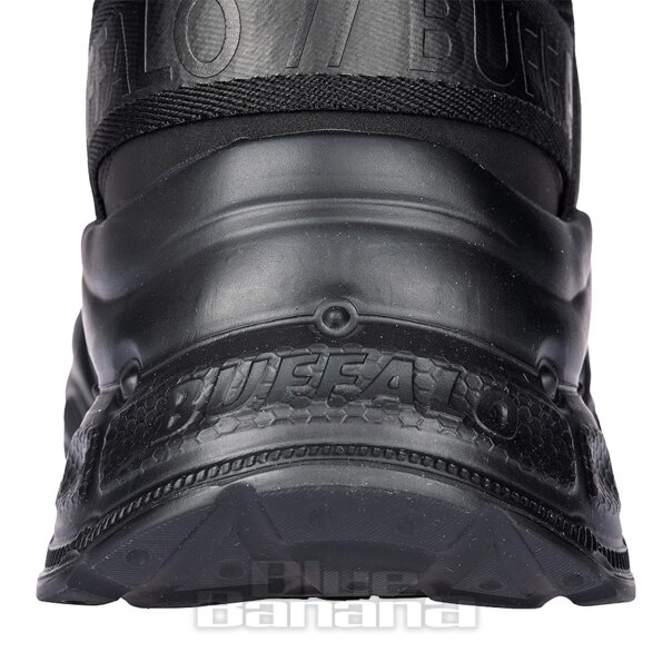 Buffalo Yuno Trainer (Black) | Alternative Platform Shoes