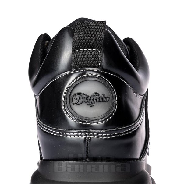 Baskets basses Buffalo Classic (noir et blanc) | Blue Banana Footwear