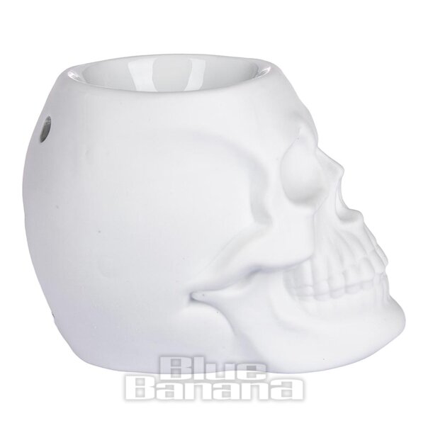 Etwas Besonderes: Totenkopf-Ölbrenner (Weiß) | Blue Banana Gifts