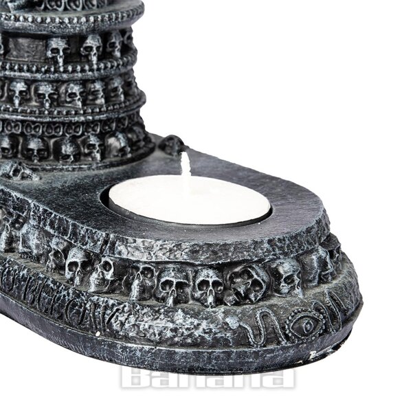 Nemesis Now Baphomet's Devotion Tealight Holder (Black) | Blue Banana