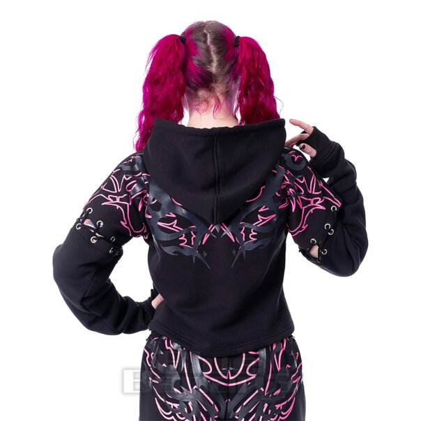 Heartless Thornchant Hoodie (Black/Pink) | Alternative Clothing