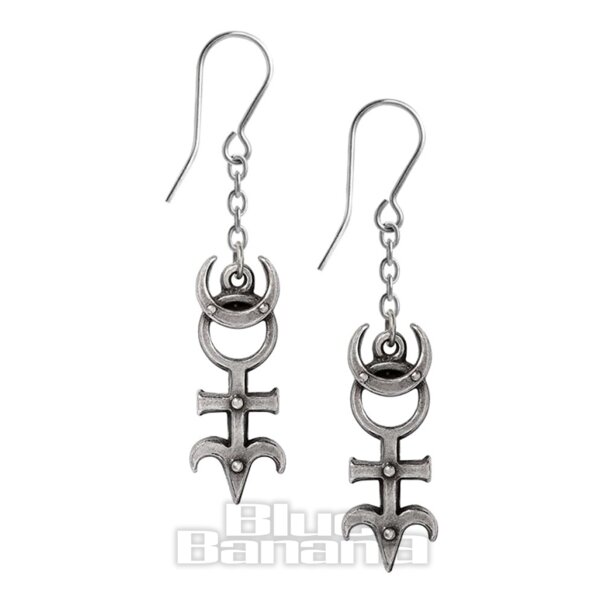 Orecchini Monad di Dr. Dee di Alchemy Gothic (argento) | Blue Banana Accessories