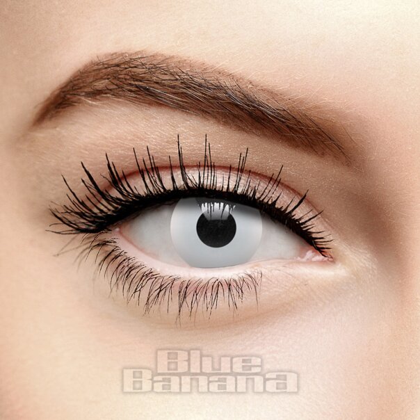 UV i-Glow 30 Tage weiße farbige Kontaktlinsen, Coloured Contacts UK
