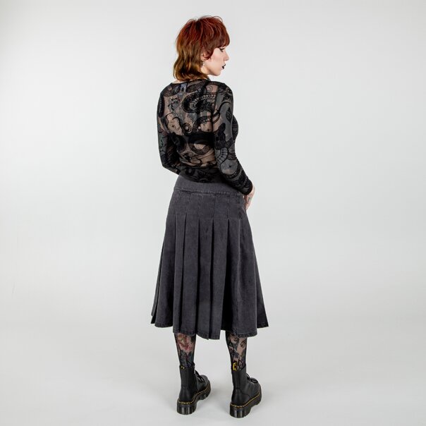 The Ragged Priest Affinity Skirt (Black) | Alternative Autumn Clothing