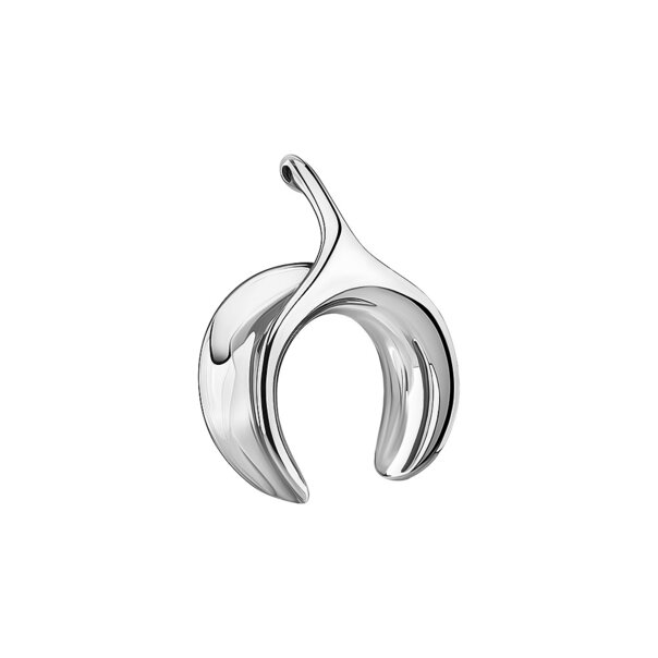 Blue Banana Surgical Steel Loop Saddle Hanger (Silver) | Body Piercing Jewellery
