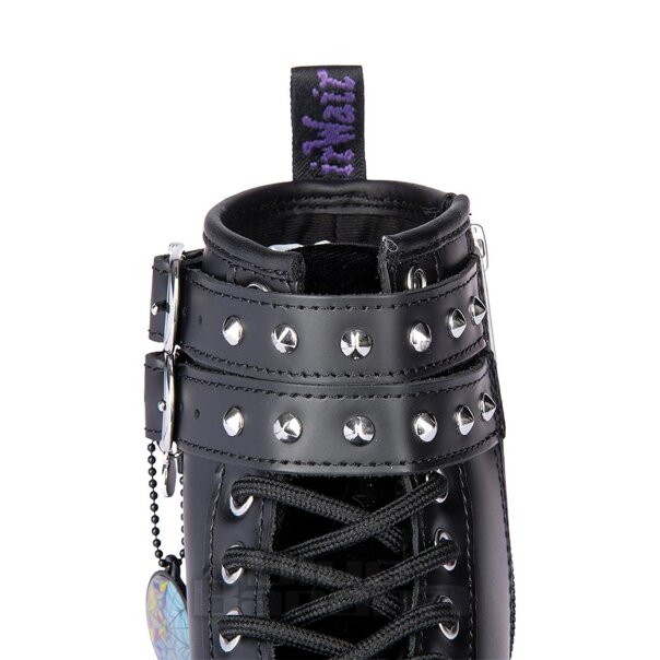 Dr Martens 1460 Wednesday Boots (Black Velvet) | Blue Banana