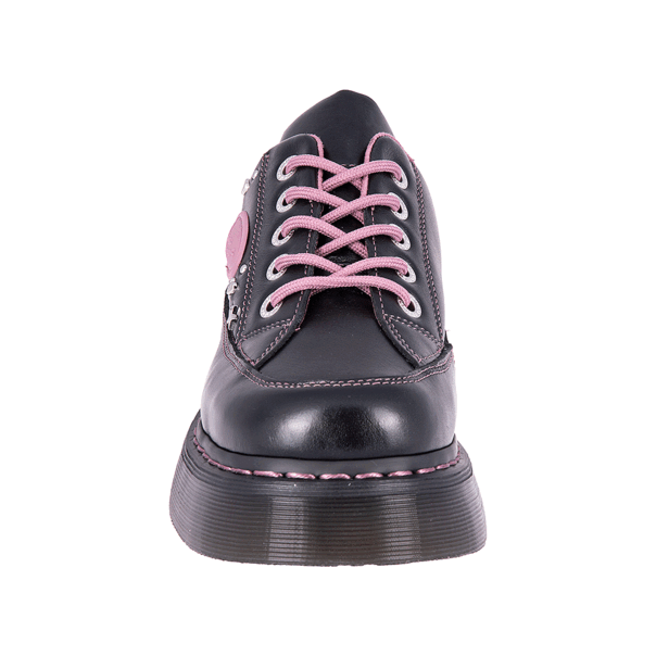 Dr Martens Buzz 5I Milled Gloss Shoe (Black) | Alternative Shoes