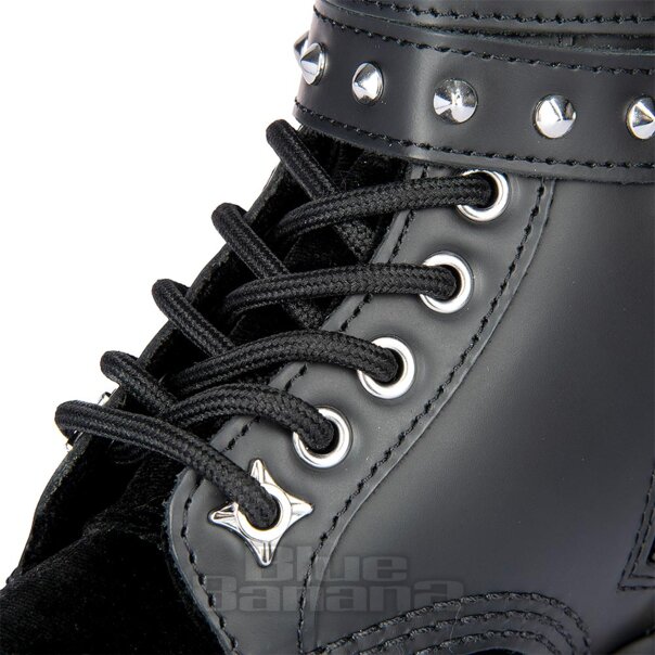 Dr Martens 1460 Wednesday Boots (Black Velvet) | Blue Banana