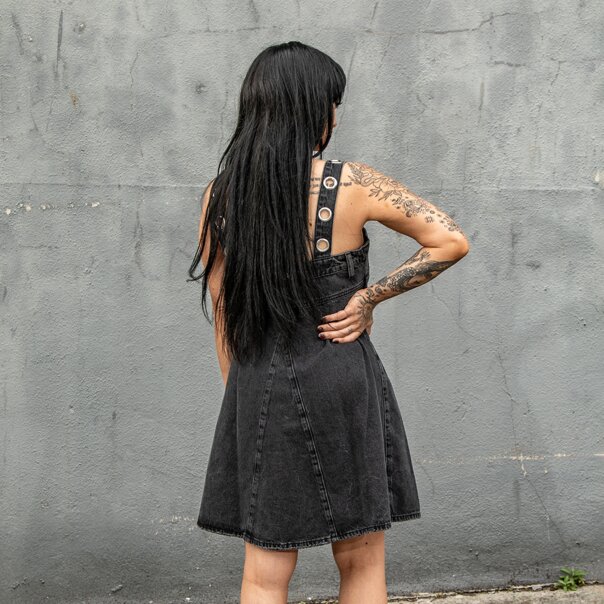 Ragged Priest Dilemma Dress (Charcoal) | Alternative Clothing