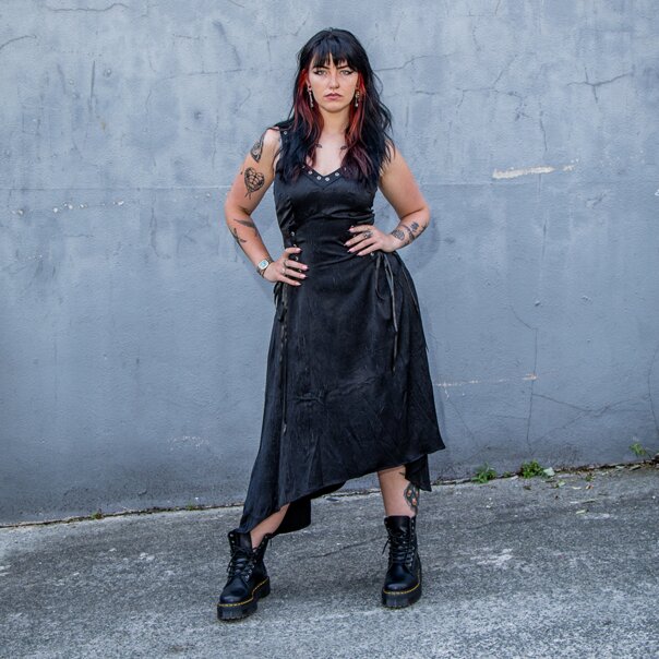 Banned Lunar Veil Dress (Black) | Alternative Fashion, Goth Clothing