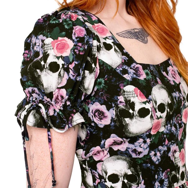 Hell Bunny Dorian Mini Dress (Black) | Alternative Dress, Gothic Clothing