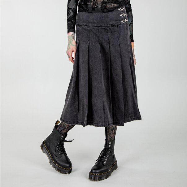 The Ragged Priest Affinity Skirt (Black) | Alternative Autumn Clothing