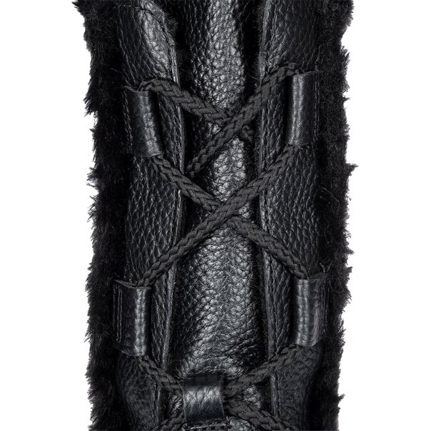 Dr Martens Buzz Kunstpelz Stiefel (Schwarz) | Blue Banana