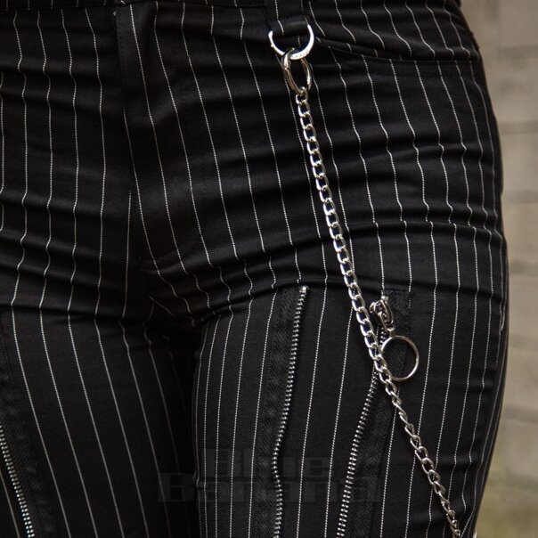 Banned Chain Reaction Trousers (Black) | Alternative Fashion, Goth Clothing