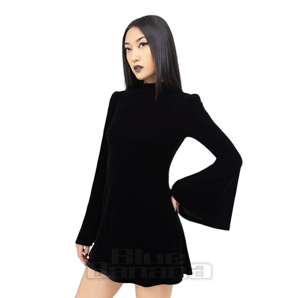 Killstar Dark Dawn Mini Dress (Black) | Gothic Dresses