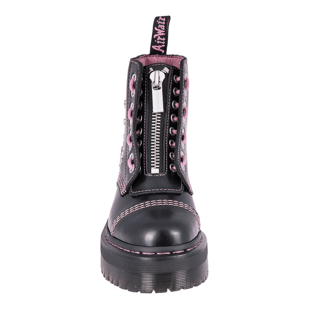 Dr Martens Sinclair Hs Milled Gloss Boot (Black) | Alternative Boots