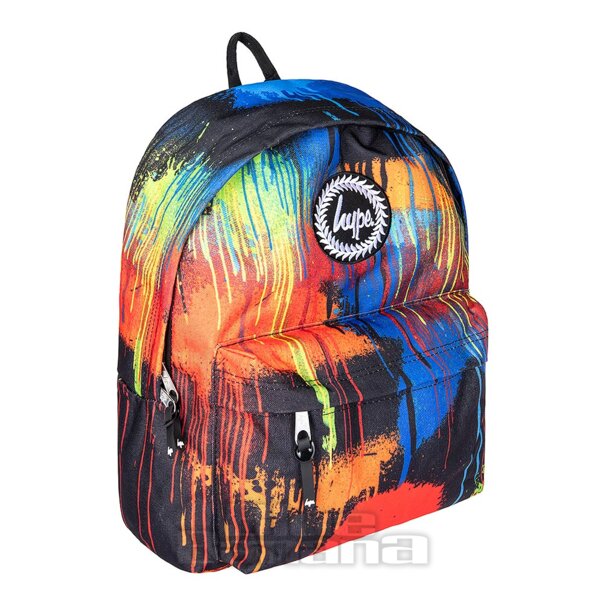 Zaino Hype Spray Paint (nero) | Banana Blu